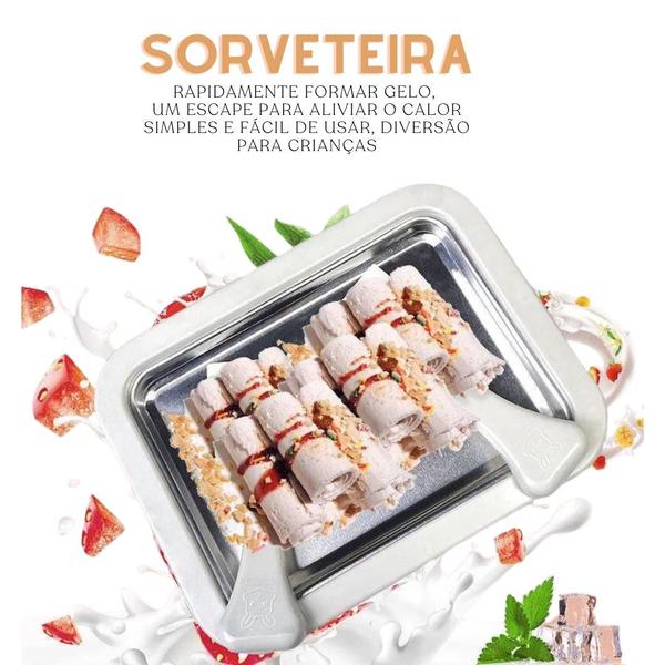 Imagem de Mini Sorveteira Inox - Sorvete na Hora em Casa!