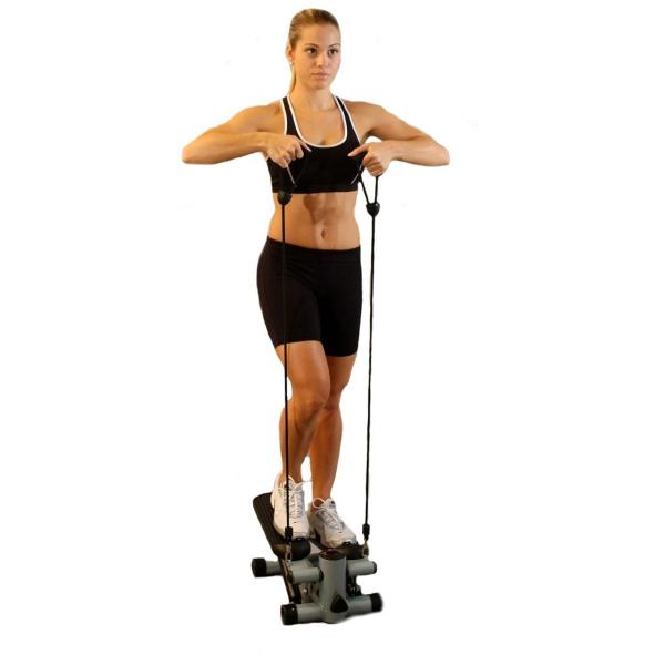 Imagem de Mini Stepper Simulador Caminhada Exercicio Fisioterapia Perna Braço Gluteos Corpo Academia Musculaçao Atividade Fisica Fortalecimento Tonificador