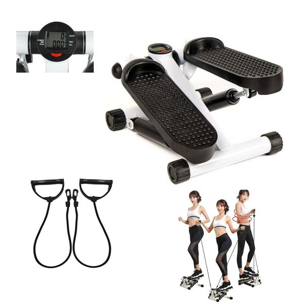 Imagem de Mini Stepper Simulador Caminhada Fisioterapia Exercicio Fisico Perna Gluteo Braço Corpo Academia Fortalecimento Musculaçao