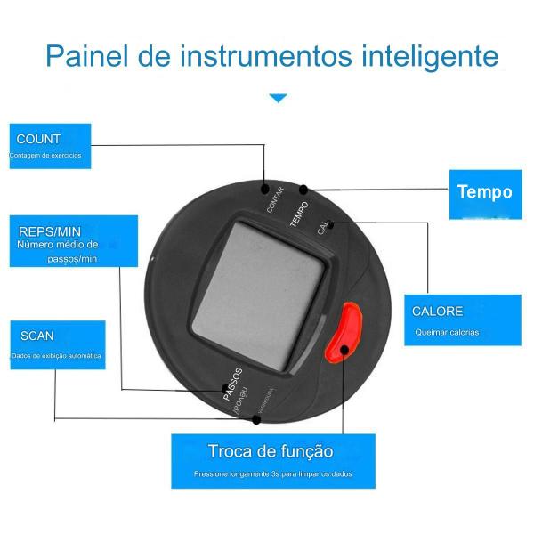 Imagem de Mini Stepper Simulador Caminhada Fisioterapia Exercicio Fisico Perna Gluteo Braço Corpo Academia Fortalecimento Musculaçao