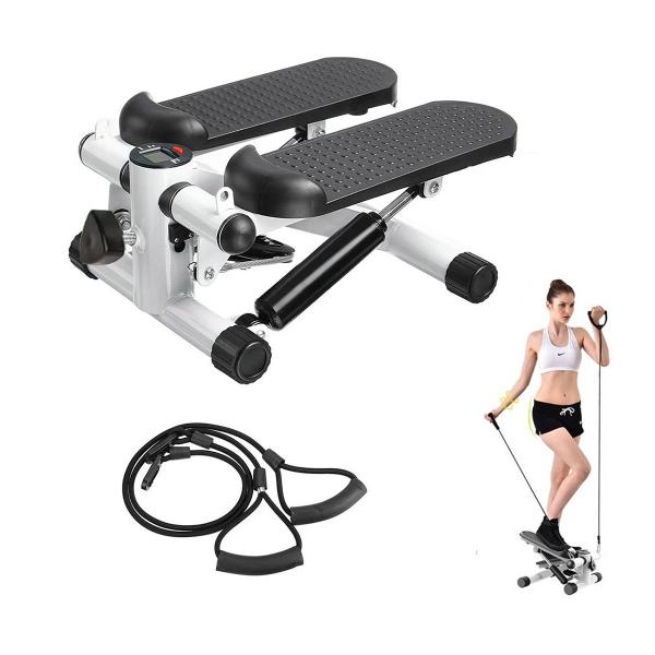 Imagem de Mini Stepper Simulador Caminhada Fisioterapia Exercicio Perna Braço Gluteos Academia Musculaçao Tonificafor Atividade Fisica Pilates