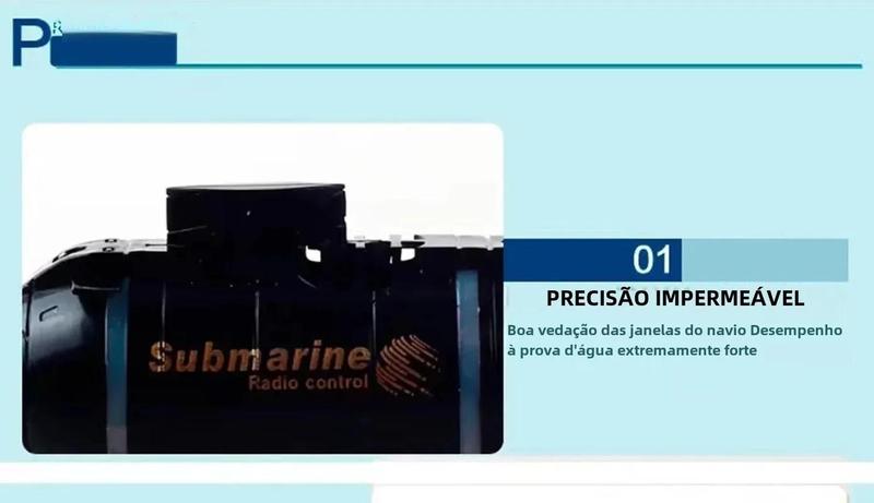 Imagem de Mini Submarino de Controle Remoto Liutong - Brinquedo Exclusivo