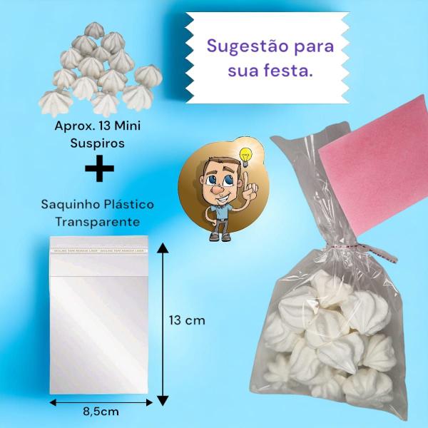 Imagem de Mini Suspiros Caseiro aprox. 600 unid Branco