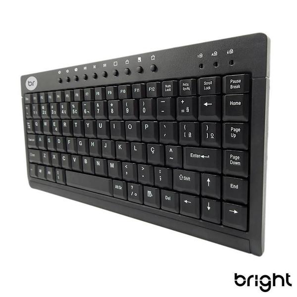 Imagem de Mini Teclado 0505 Bright Com Fio Preto