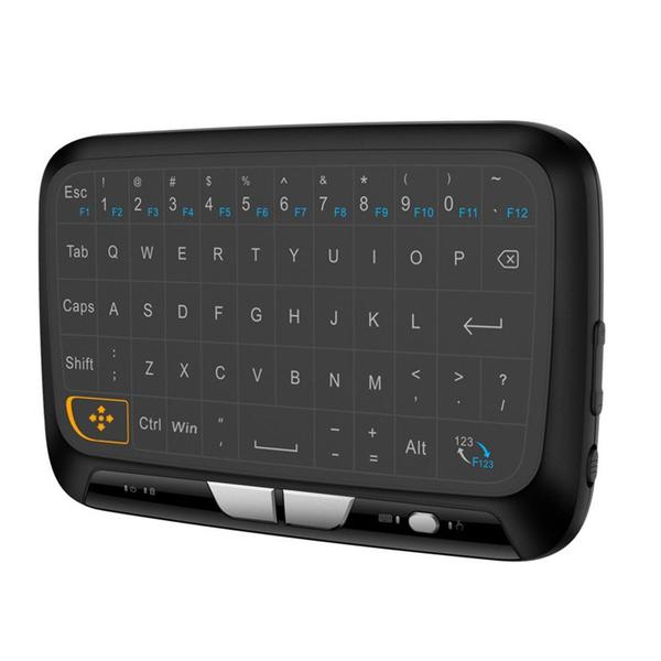 Imagem de Mini teclado Air Mouse sem fio H18+ Full Touch 2,4 GHz