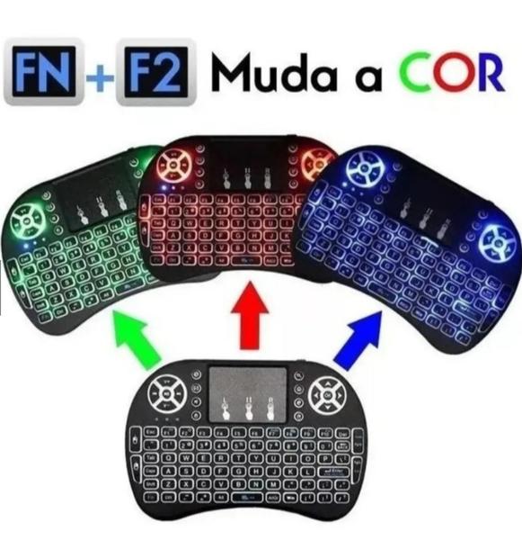 Imagem de Mini Teclado Controle Wireless Bluetooth Touchpad Queyboard