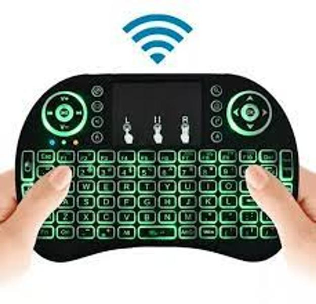 Imagem de Mini Teclado Controle Wireless Bluetooth Touchpad Queyboard