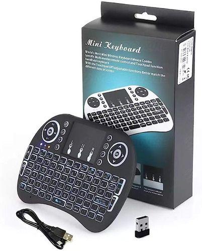 Imagem de Mini Teclado Keyboard Wireless Sem Fio Com Bateria Recarregável E Token Usb