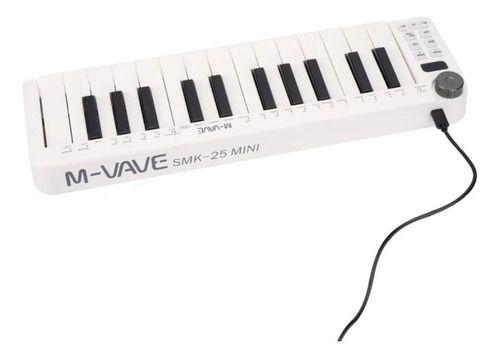 Imagem de Mini Teclado M-vave Mini Controlador Midi 25 Teclas Smk25