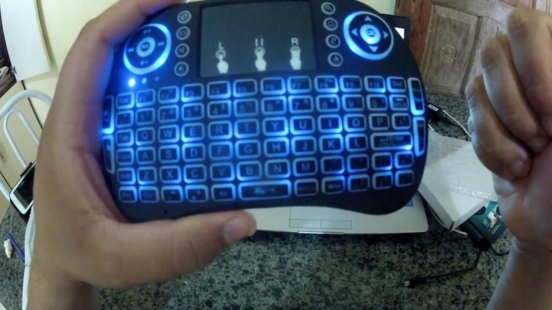 Imagem de Mini Teclado S Fio Touchpad Mouse Smart Tv Pc Notebook Led