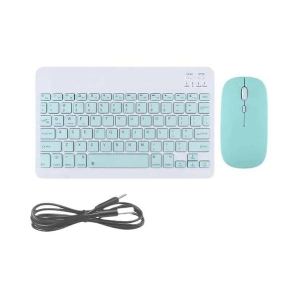 Imagem de Mini Teclado Sem Fio Bluetooth Portátil - Compatível com iPad, iPhone, Tablets Android, iOS e Windows