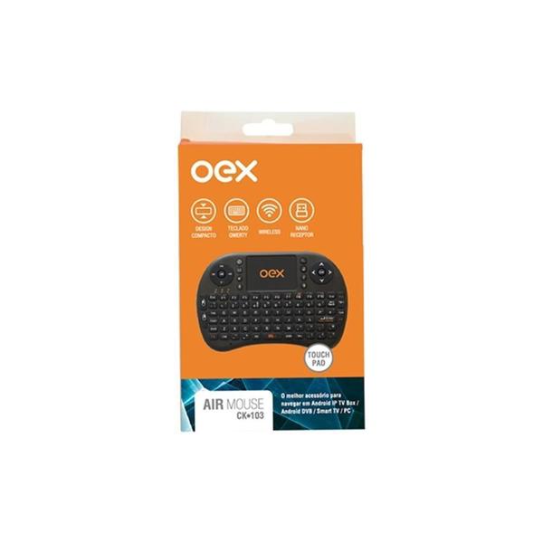 Imagem de Mini Teclado Sem Fio Para Smart Tv Air Mouse Touch Oex Ck103