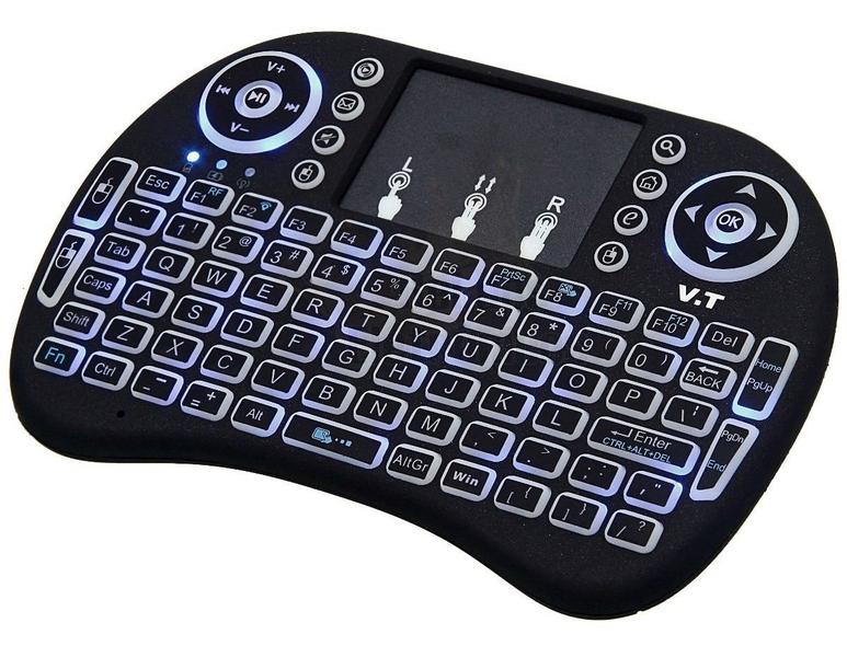 Imagem de Mini teclado sem fio touchpad pc wireless