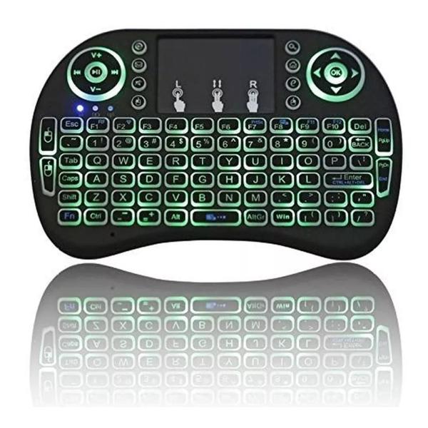 Imagem de Mini Teclado Touchpad Wireless Usb Smart Tv Ps3 Xbox Netflix