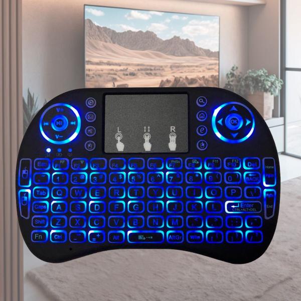 Imagem de Mini Teclado Universal com Controle Touch Ideal para Videogame e Aparelho