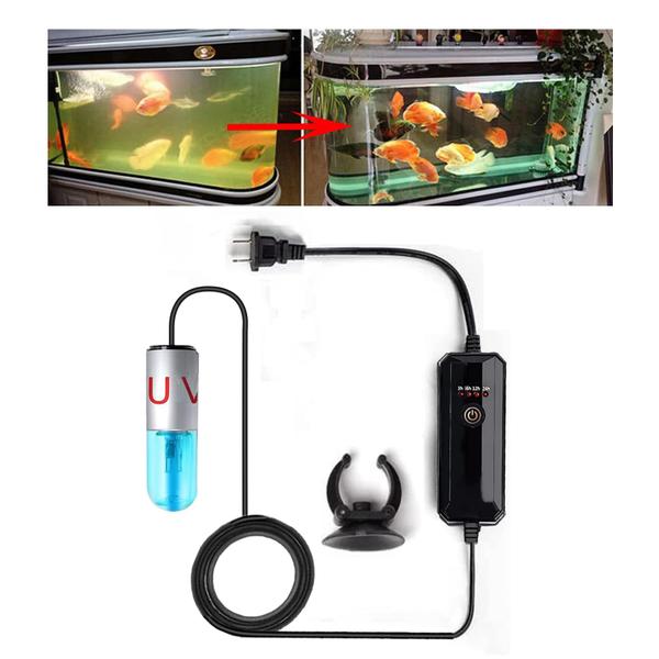 Imagem de Mini temporizador Water Clean Light Aquarium de 3W UV-C 254nm