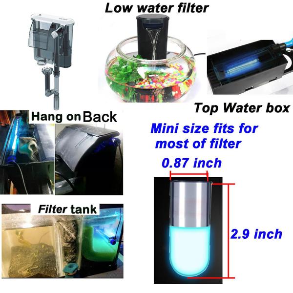 Imagem de Mini temporizador Water Clean Light Aquarium de 3W UV-C 254nm