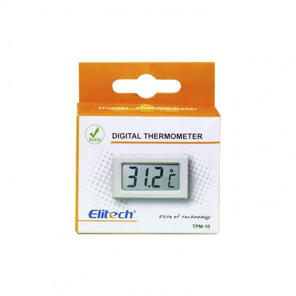 Mini Termômetro Digital -50C a 80C Preto Elitech TPM-10 Imagem de Mini Termômetro Digital -50C a 80C Preto Elitech TPM-10