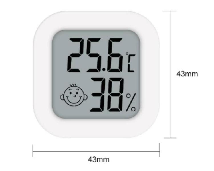Mini Termômetro Higrômetro Digital para Controle de Umidade e Temperatura Ambiente Geladeira Culinário Adega - nicerpro Imagem de Mini Termômetro Higrômetro Digital para Controle de Umidade e Temperatura Ambiente Geladeira Culinário Adega
