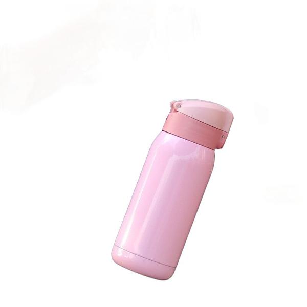 Imagem de Mini Thermos Cup Kids Cartoon Garrafa de água quente inoxidá