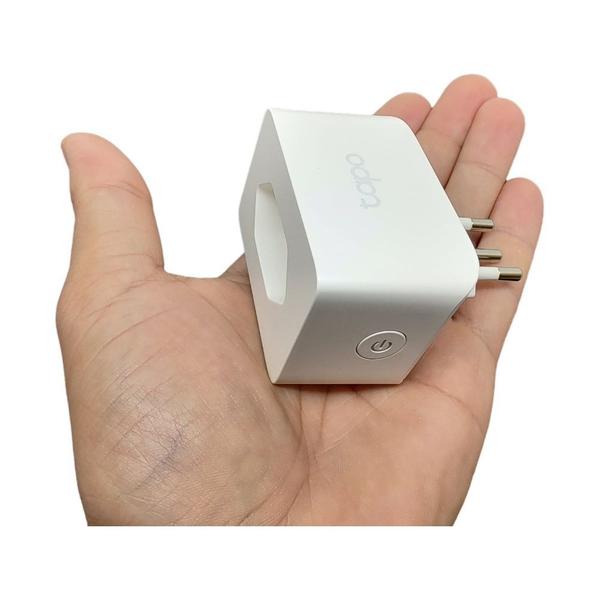 Imagem de Mini Tomada Inteligente TP-Link Tapo P110 com Wi-Fi - Branco