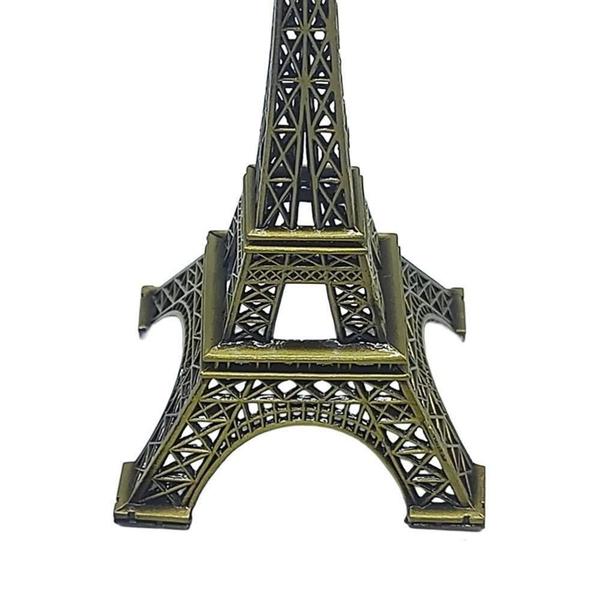 Imagem de Mini torre eiffel em metal bronze  decoração e presente souvenir de paris