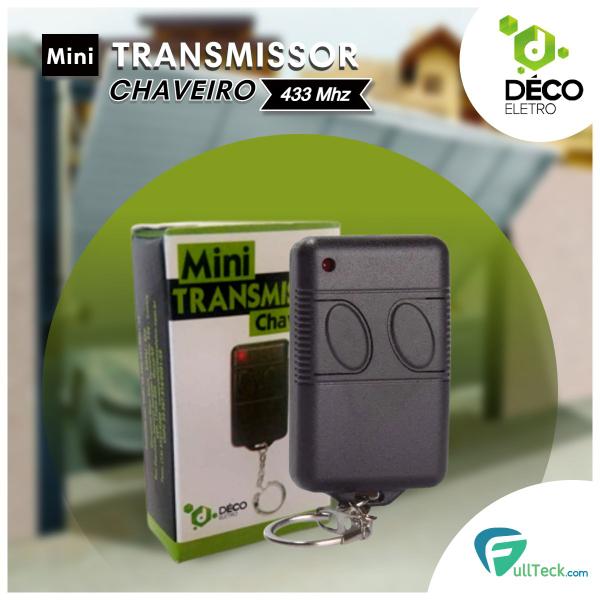 Imagem de Mini Transmissor Chaveiro Controle Remoto Portão 433 Mhz