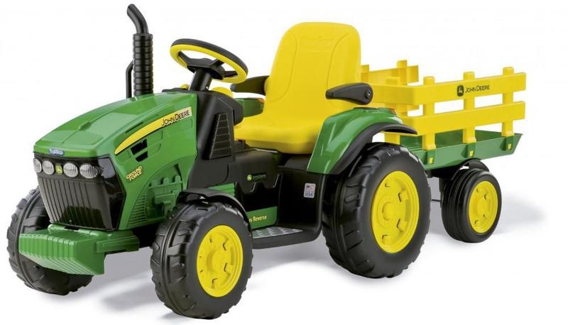 Imagem de Mini Trator Elétrico Infantil John Deere Ground Force 12V PegPerego