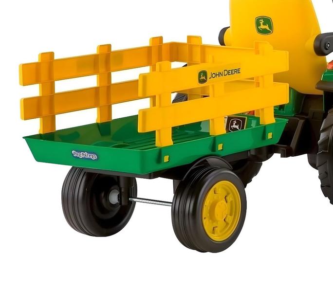 Mini Trator Elétrico John Deere A Bateria 12v Rádio Infantil - Peg Perego Imagem de Mini Trator Elétrico John Deere A Bateria 12v Rádio Infantil