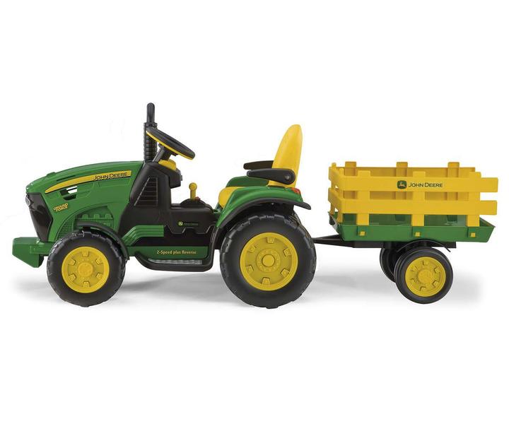 Mini Trator Elétrico John Deere A Bateria 12v Rádio Infantil - Peg Perego Imagem de Mini Trator Elétrico John Deere A Bateria 12v Rádio Infantil