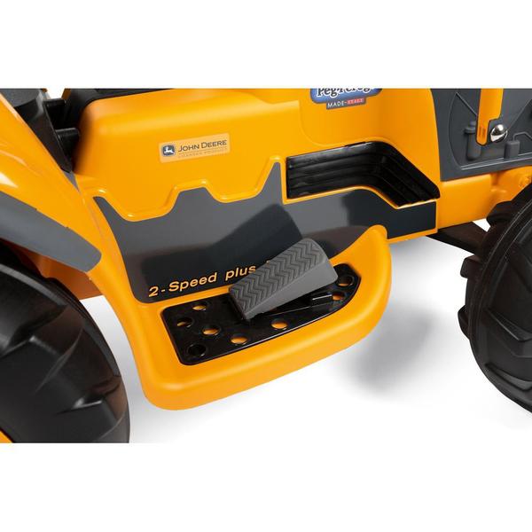 Imagem de Mini Trator Infantil Eletrico Peg Pérego Deere Construction Loader 12v Laranja