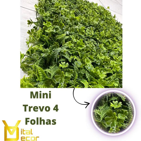 Imagem de Mini trevo 4 folhas flora artificial decorativa 40x60cm