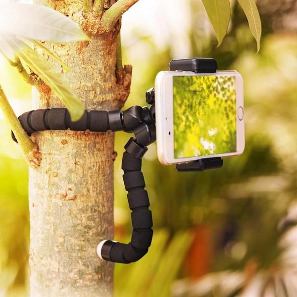 Imagem de Mini Tripé De Perna Flexível Para Smartphone Clipe De Telefone Gorillapod Monopé Para iPhone Xiaomi