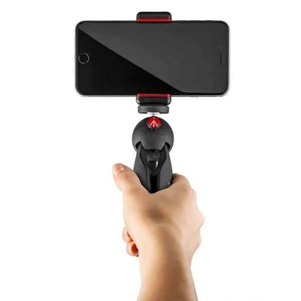 Imagem de Mini tripé Manfrotto MKPIXICLMII-BK para iPhone preto