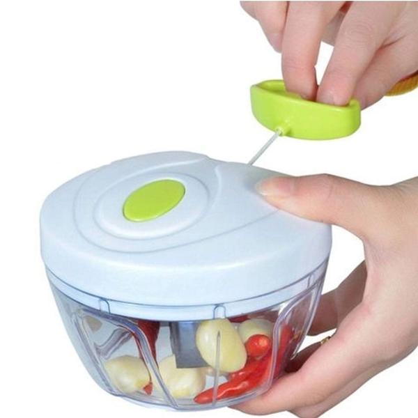 Imagem de Mini Triturador moedor Para Alimentos Legumes super forte alho cebola salsa coentro couve alface