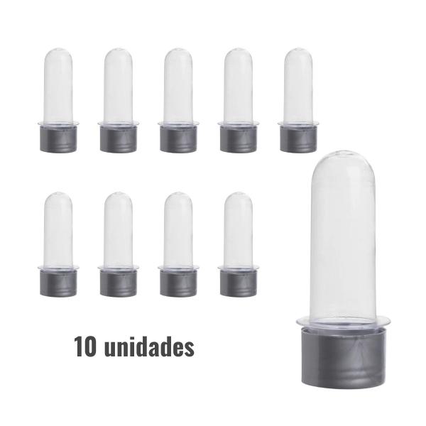 Imagem de Mini Tubete para Lembrancinha Prata 8cm - 10 Unidades