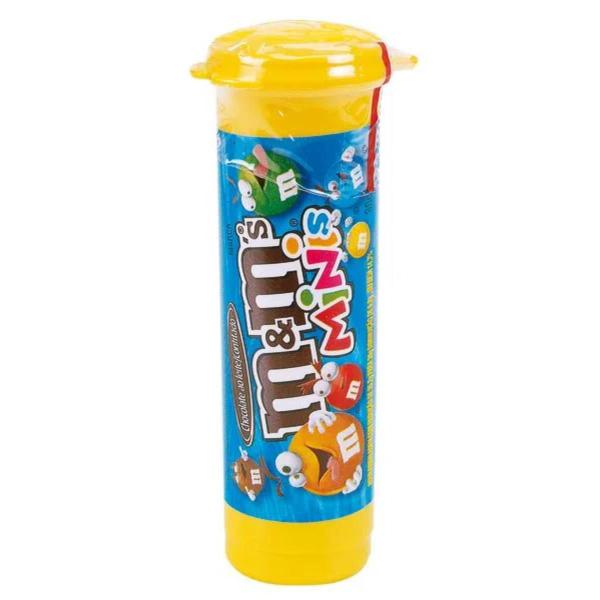 Imagem de Mini Tubo de Chocolate M&M's Pack com 12 Unidades 30g Cada