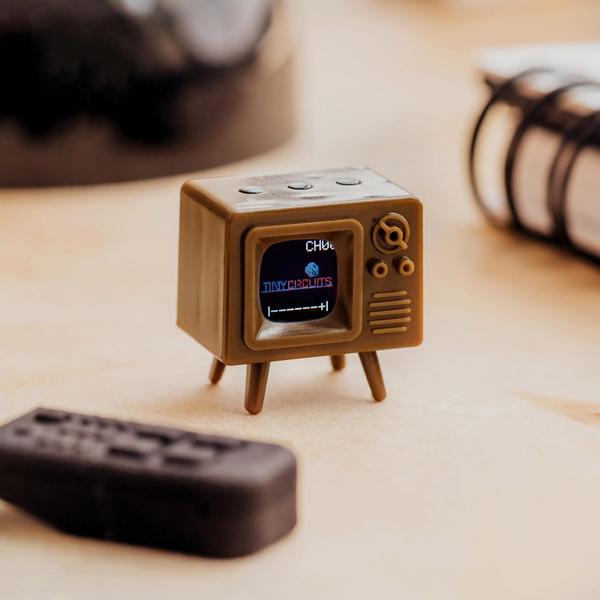 Imagem de Mini TV tinyTV Mini Ultra Minature USB-C Streaming Brown