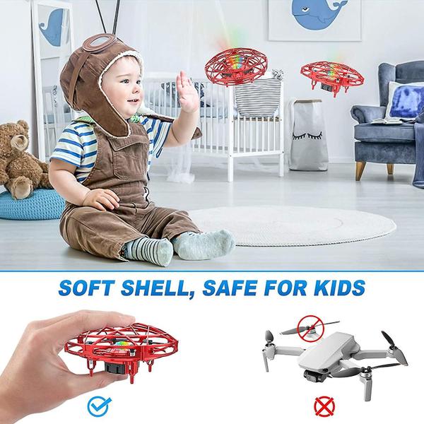 Imagem de Mini Ufo Drone Kids Airplane Rc Helicopter Toy Flip & Rotati