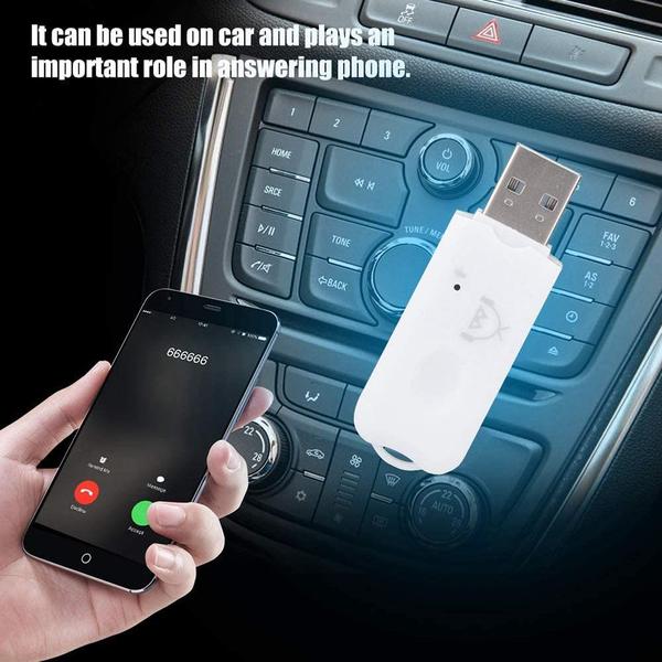 Imagem de Mini USB Bluetooth Receiver Áudio A2DP Music Adaptador Sem Fio para Carro