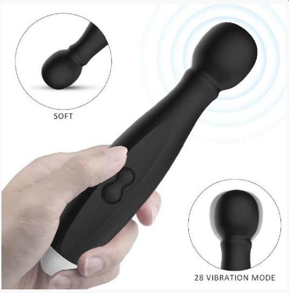 Imagem de Mini Varinha Vibrador Massageador Estimulador Ponto G 10 Velocidades