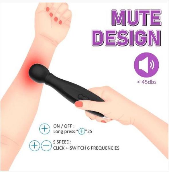 Imagem de Mini Varinha Vibrador Massageador Estimulador Ponto G 10 Velocidades