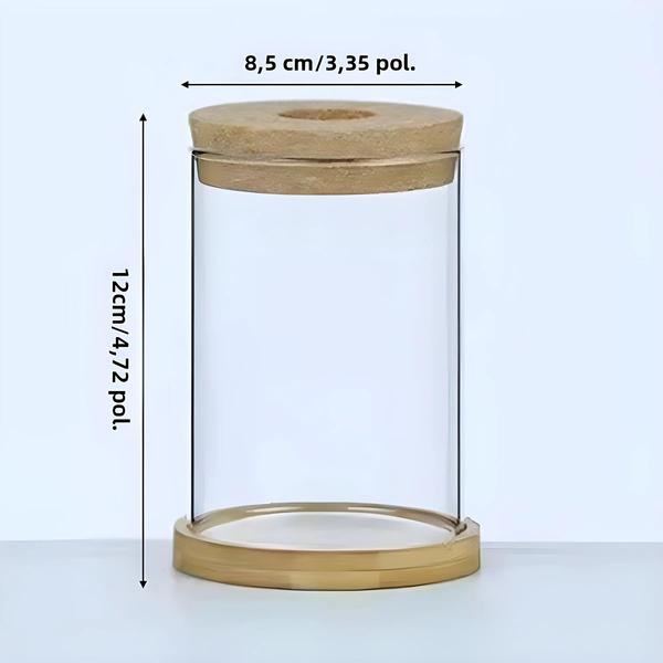 Imagem de Mini Vaso Hidropônico Transparente - Terrário de Vidro para Plantas sem Solo