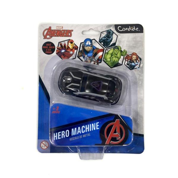 Imagem de Mini Veículo Hero Machine Avengers Pantera Negra - Candide