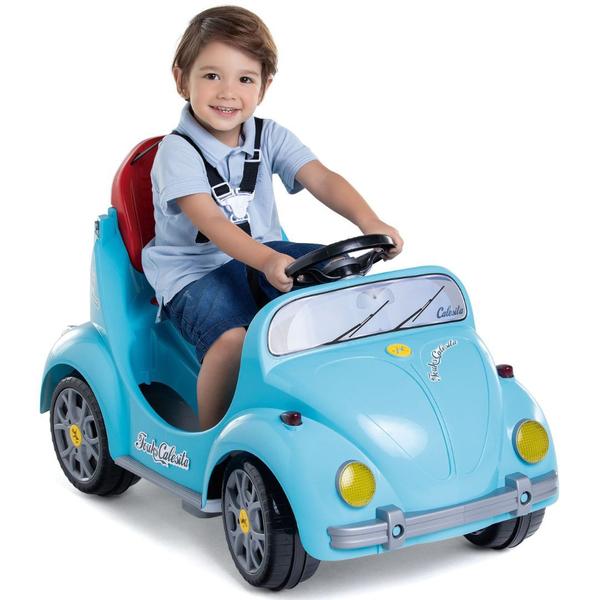 Imagem de Mini Veículo Quadriciclo Infantil com Pedal Fouks Azul Calesita