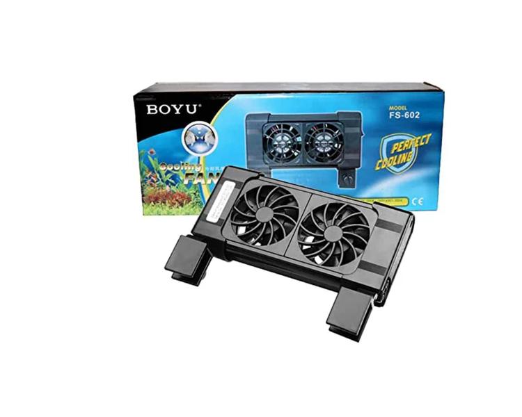 Imagem de Mini Ventilador Boyu Fs-602 Com 2 Ventoinhas Bivolt Aquários