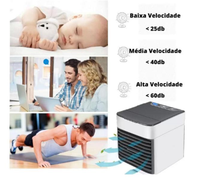 Imagem de Mini ventilador Climatizador de Mesa Quarto e sala Portátil