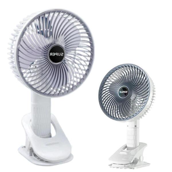 Imagem de Mini Ventilador Com Clipe Suporte Recarregável Usb Verão