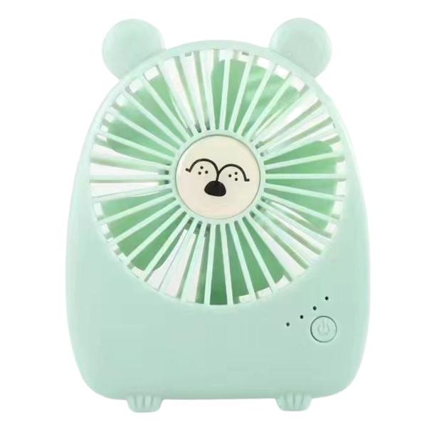 Imagem de Mini Ventilador de Mesa 3 Velocidades USB Silensioso Bateria de Longa Duração