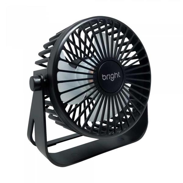 Imagem de Mini Ventilador De Mesa Bright Usb 5W Cód.Vn001 Preto